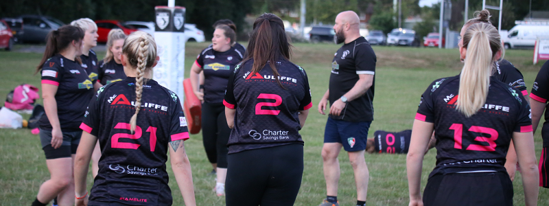 Wolverhampton ladies rugby team - charter savings bank